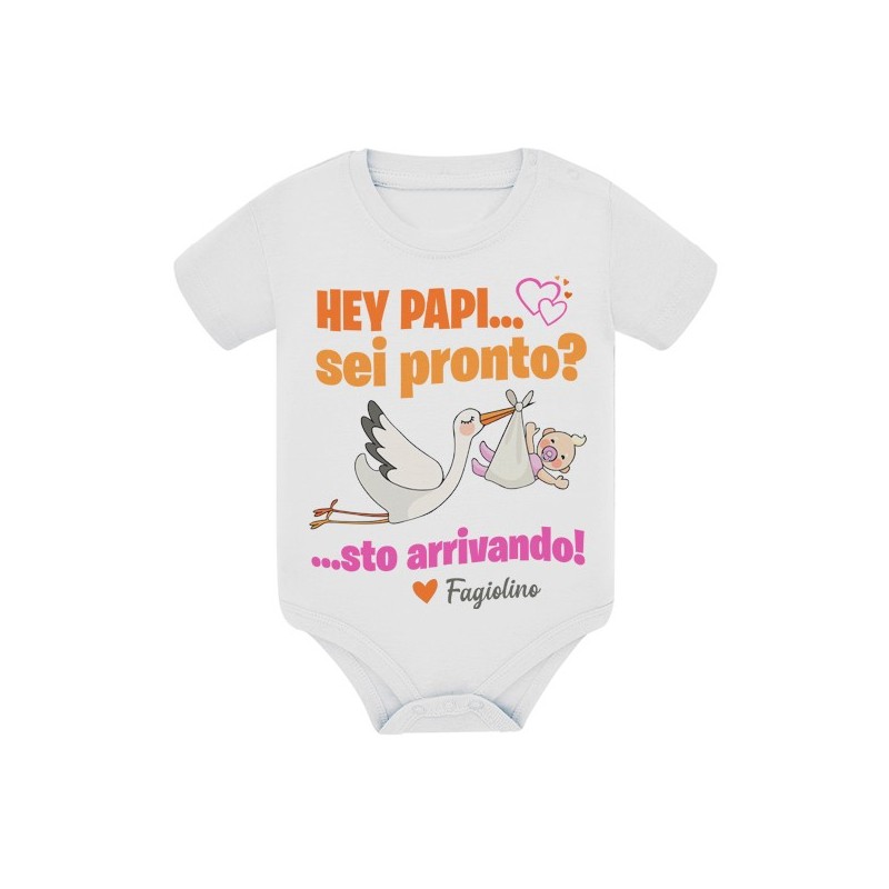 Body bimbo e bimba Annuncio Gravidanza: hey papi, sei pronto? Personalizzato con nome o soprannome!