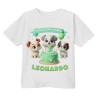 T-shirt Maglietta bimbo o bimba Primo Compleanno, adesso ho 1 anno! Personalizzata con il nome! Cagnolini!